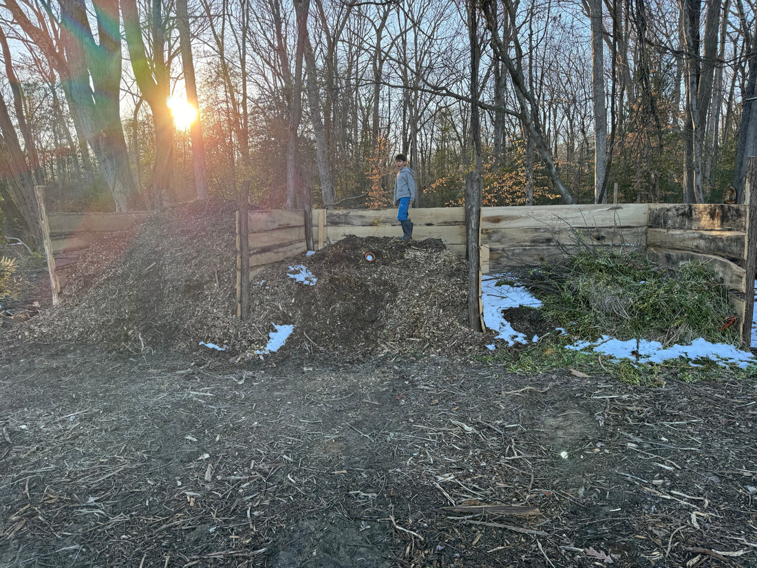 Kicking off a composting system