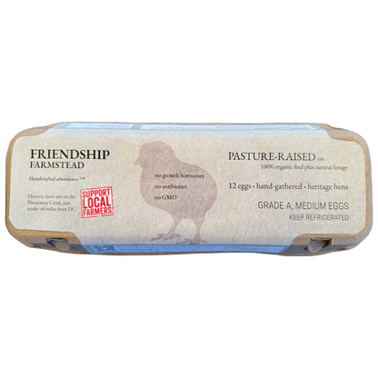 One Dozen Pasture-Raised, Farm Fresh Eggs